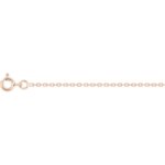Chaîne forçat Femme Or rose 750/1000 ROBBEZ MASSON