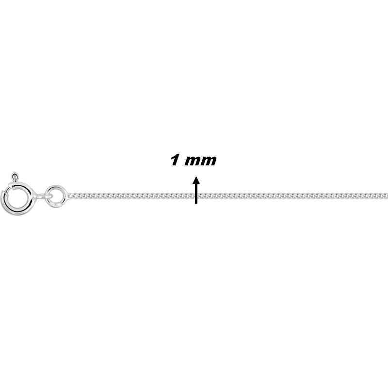 chaine-maille-gourmette-or-blanc-750-robbez-masson-G30GR-largeur Chaîne maille gourmette Or blanc 750/1000 ROBBEZ MASSON, largeur