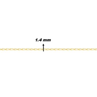 Chaîne maille cheval Or jaune 750/1000 ROBBEZ MASSON, largeur