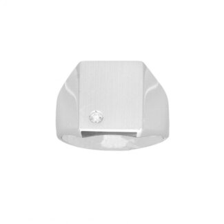 Chevalière Homme Argent 925/1000 et Oxyde de zirconium ROBBEZ MASSON