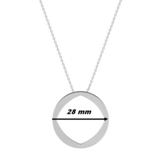 Collier long Femme Argent 925/1000 MURAT, dimensions