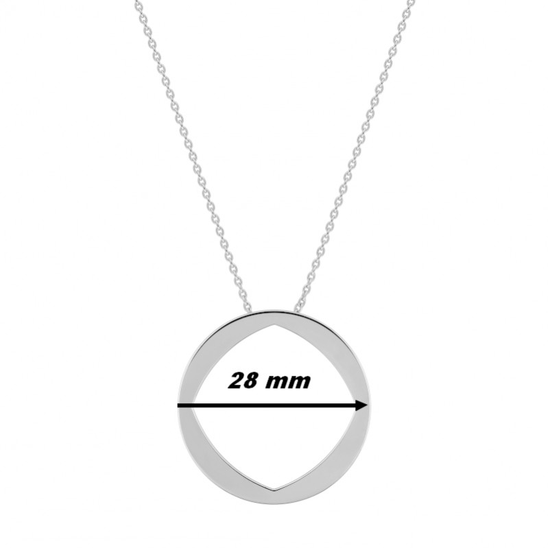 collier-femme-argent-murat-302265-dimensions Collier long Femme Argent 925/1000 MURAT, dimensions