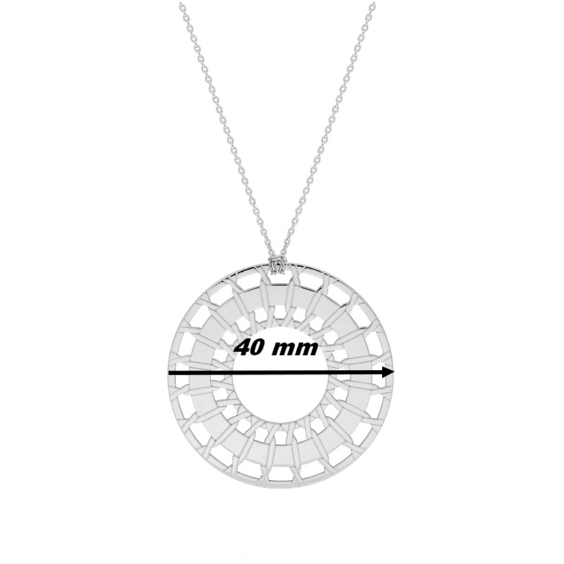 Collier long Femme Argent 925/1000 MURAT, dimensions