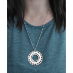 Collier long Femme Argent 925/1000 MURAT porté