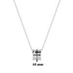 Collier Femme graphique Argent 925/1000 MURAT, dimensions