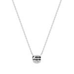 Collier Femme Argent 925/1000 et Oxyde de zirconium MURAT, dimensions