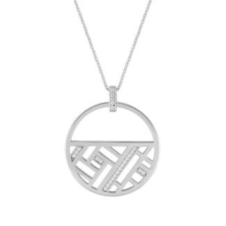 Collier Femme Argent et Oxydes ajouré Guy Laroche