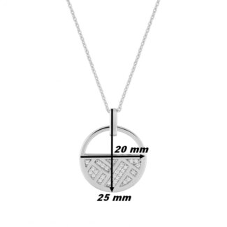 Collier Femme Argent et oxydes Guy Laroche dimensions