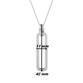 Collier Femme Argent et Oxydes Guy Laroche dimensions