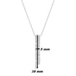 Collier Femme Argent et Oxydes Guy Laroche mesures