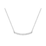 Collier Femme Or blanc 750/1000 et Oxydes de zirconium ROBBEZ MASSON