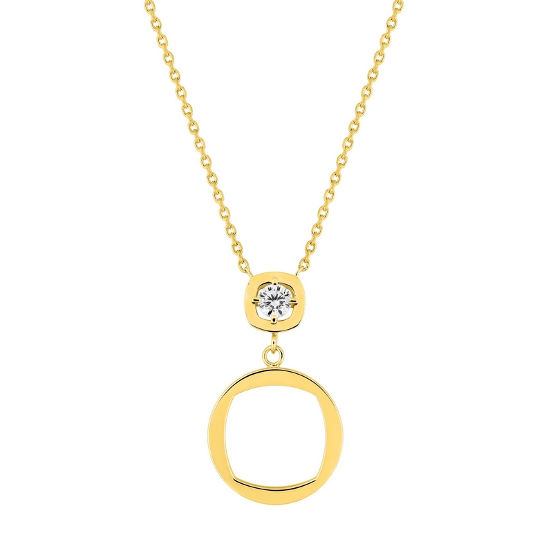 collier-femme-plaque-or-oxyde-murat-102287.1 Collier Femme Plaqué Or et Oxyde de zirconium MURAT