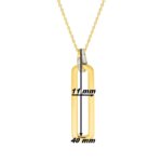 Collier femme Plaqué Or et Oxydes Guy Laroche mesures