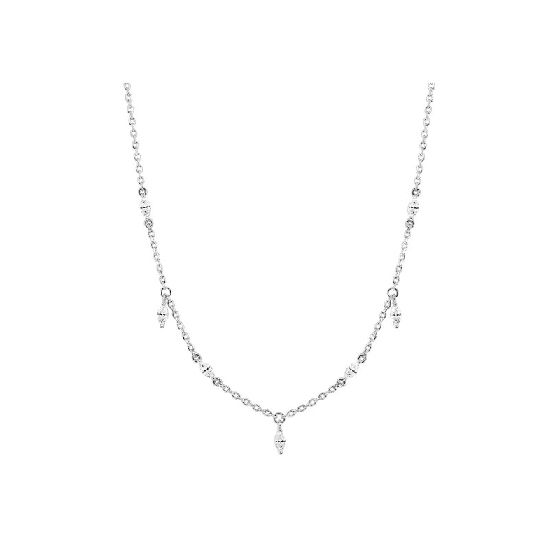 Collier goutte Femme Argent 925/1000 et Oxydes de zirconium MURAT