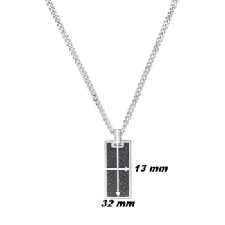 Collier Homme Argent MURAT, dimensions