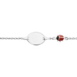 Gourmette Coccinelle Enfant Argent 925/1000 ROBBEZ MASSON