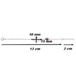 Gourmette Coccinelle Enfant Argent 925/1000 ROBBEZ MASSON, dimensions