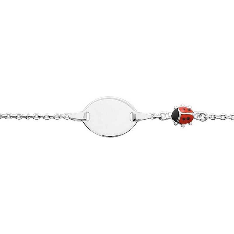 gourmette-enfant-coccinelle-argent-925-robbez-masson-304115-00 Gourmette Coccinelle Enfant Argent 925/1000 ROBBEZ MASSON