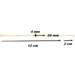 Gourmette Enfant Or jaune 750/1000 ROBBEZ MASSON, dimensions