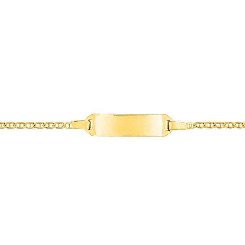 Gourmette maille marine Enfant Or jaune 750/1000 ROBBEZ MASSON