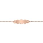 Gourmette Nuage Enfant Or rose 750/1000 ROBBEZ MASSON