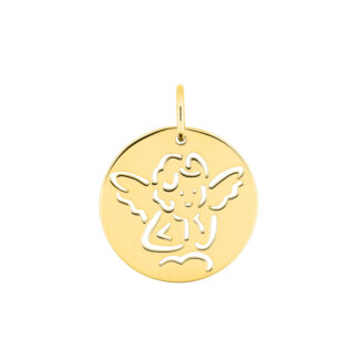 Pendentif médaille Ange Or jaune 750/1000 ROBBEZ MASSON