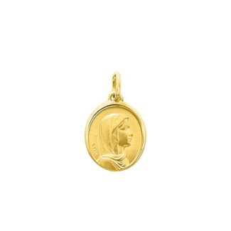 Médaille Vierge Or Jaune 750/1000 ROBBEZ MASSON