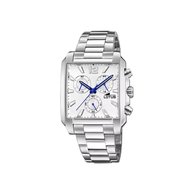 montre-carree-homme-acier-inoxydable-lotus-18850-1 Montre carrée Homme Acier inoxydable LOTUS 18850/1