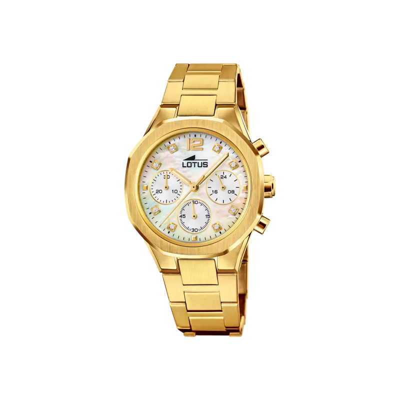 montre-femme-acier-inoxydable-doree-lotus-18871-1 Montre LOTUS Femme Acier inoxydable couleur or 18871/1