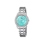 Montre Femme bleue turquoise, Acier inoxydable et Oxydes de zirconium LOTUS 18887/3