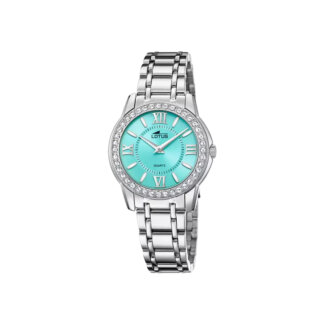 Montre Femme bleue turquoise, Acier inoxydable et Oxydes de zirconium LOTUS 18887/3