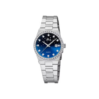 Montre Femme bleue Acier inoxydable et Oxydes de zirconium LOTUS 18885/3