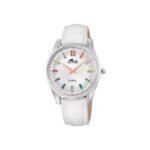 Montre Femme cuir blanc et Acier inoxydable LOTUS 18899/1