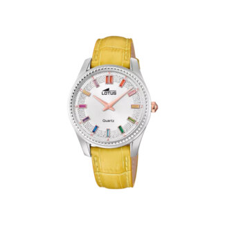 Montre Femme cuir jaune et Acier inoxydable LOTUS 18899/2