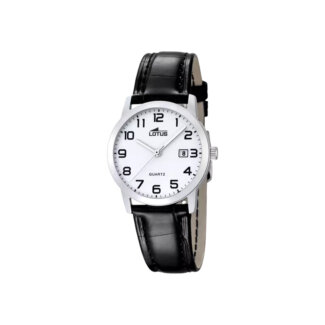 Montre Femme LOTUS cuir noir et Acier inoxydable 18240/1