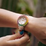 Montre Femme Rainbow Acier inoxydable LOTUS 18907/1 portée