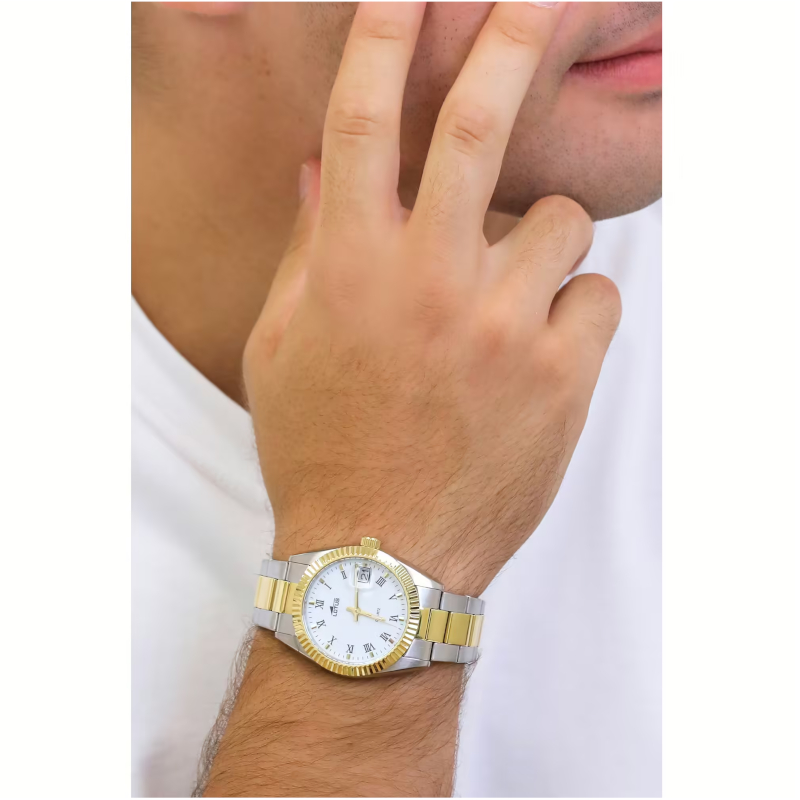 montre-homme-acier-inoxydable-bicolor-lotus-15197-1-vue Montre LOTUS Homme bicolore Acier inoxydable 15197/1, autre vue