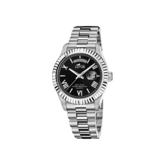 Montre cadran noir Homme Acier inoxydable LOTUS 18854/4