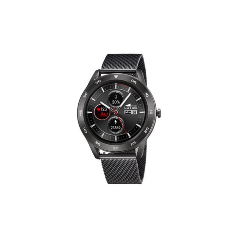 montre-homme-connectee-acier-inoxydable-lotus-50011-A Montre Smartwatch Homme connectée Lotus Acier inoxydable 50011/A