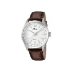 Montre Lotus Homme Minimaliste Acier inoxydable et cuir marron 18149/1