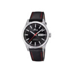 Montre Homme cuir noir et Acier inoxydable LOTUS 18671/4