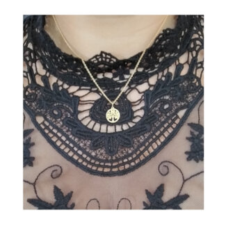 Pendentif Arbre de vie Or jaune 750/1000 ROBBEZ MASSON, porté
