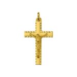 Pendentif Croix Christ Or jaune 750/1000 ROBBEZ MASSON