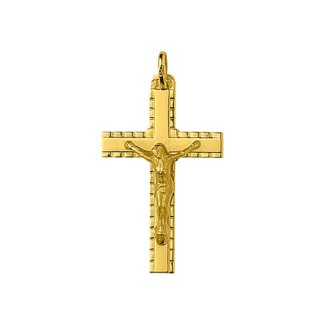 Pendentif Croix Christ Or jaune 750/1000 ROBBEZ MASSON