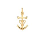 Pendentif Croix de Camargue Or jaune 750/1000 THOMAS JAVON