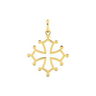 Pendentif Croix Occitane Or jaune 750/1000 ROBBEZ MASSON