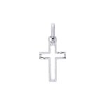 Pendentif Croix Or blanc 750/1000 ROBBEZ MASSON
