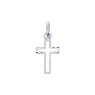Pendentif Croix Or blanc 750/1000 ROBBEZ MASSON