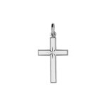 Pendentif Croix Or blanc 750/1000 ROBBEZ MASSON