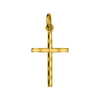 Pendentif Croix Or jaune 750/1000 ROBBEZ MASSON